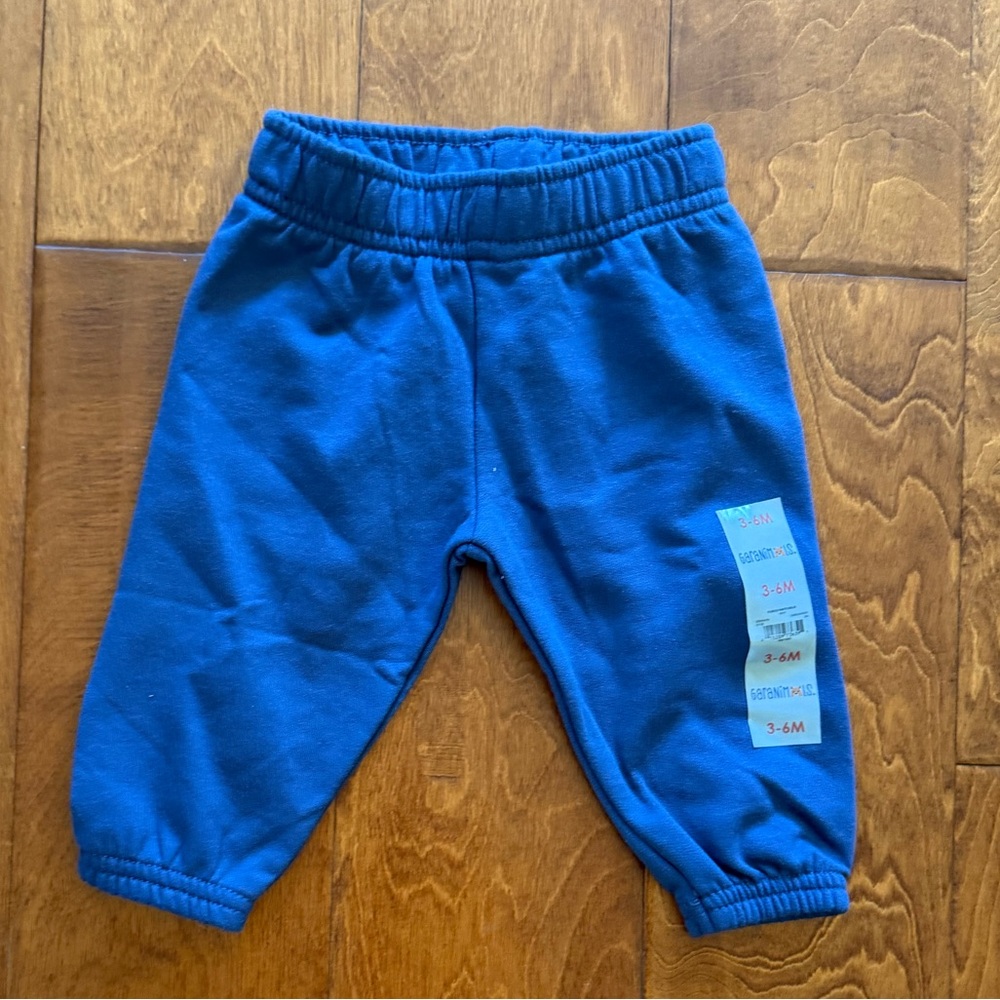 NWT Size 3-6 months Garanimals Blue Kids Jogger Pants
